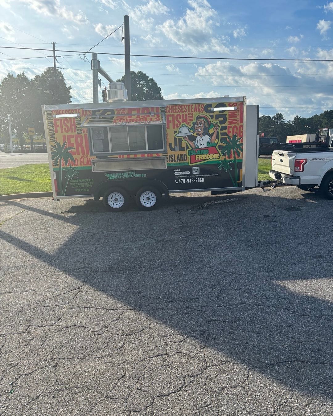 Island Freddie Food Truck Serving Underground Atlanta