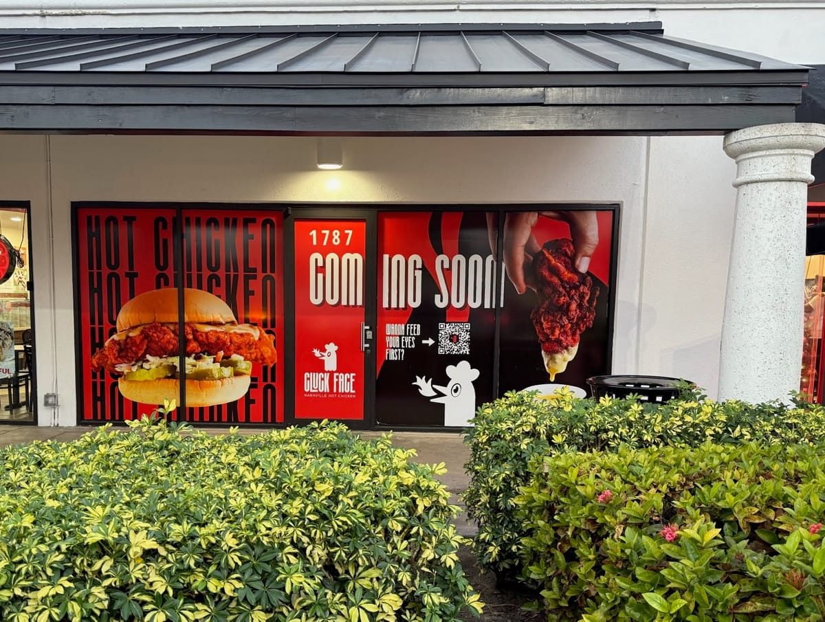 Cluck Face Chicken Opening In Boynton Beach This April