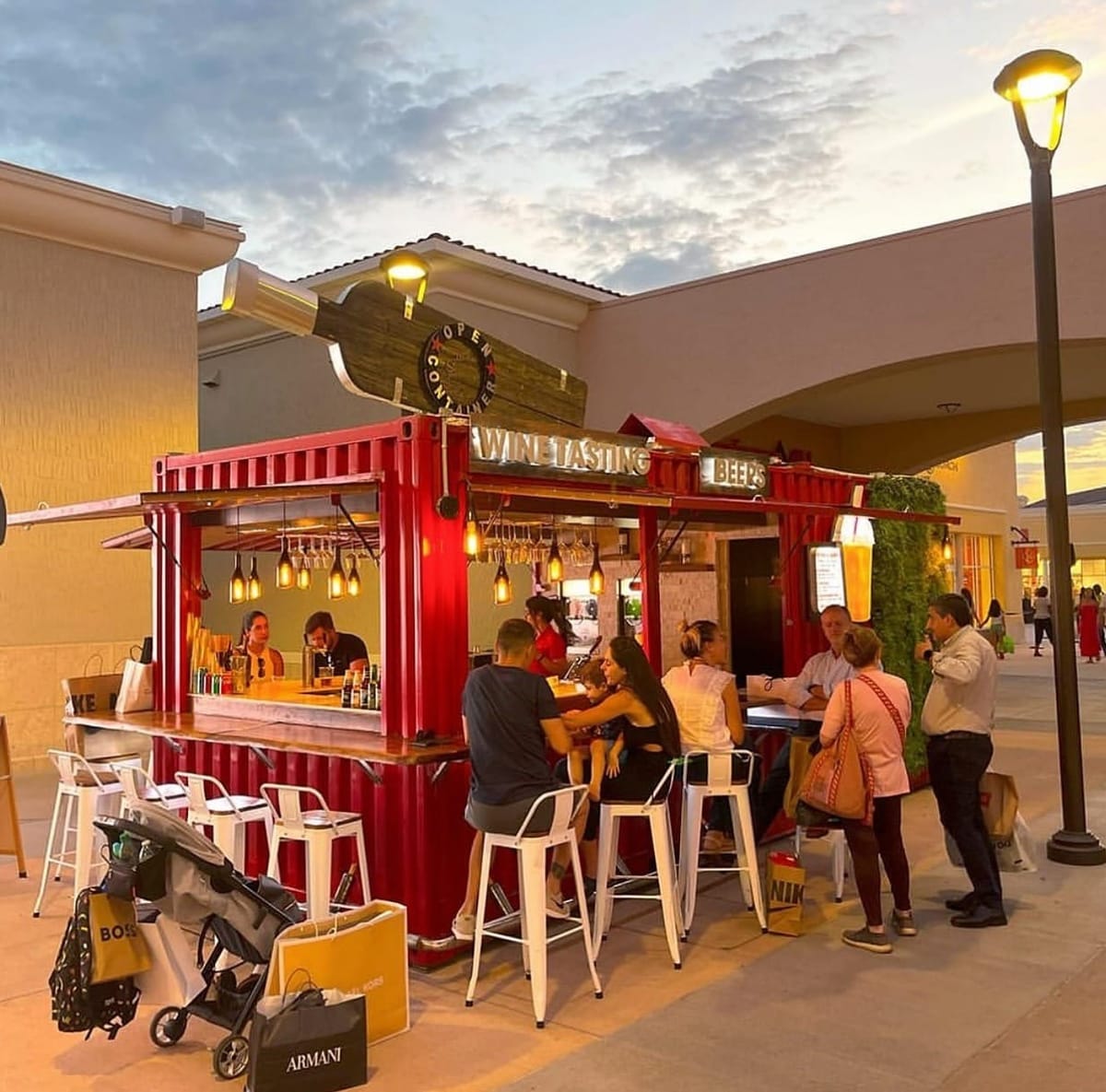 Shipping Container Wine Bar Launches at Orlando Vineland Outlets