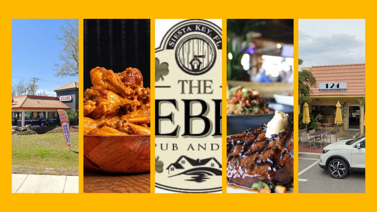 5 New Restaurants in Sarasota County [March 30, 2026]
