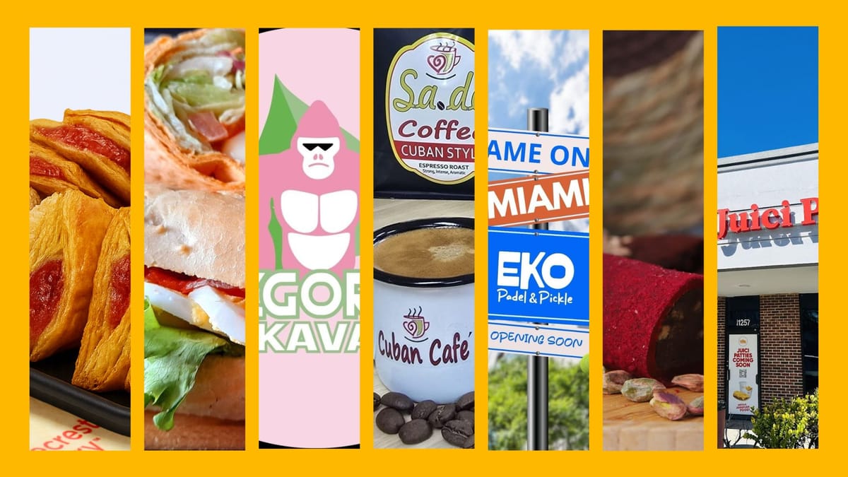 7 New (& Coming Soon) Restaurants in Miami-Dade County [March, 23 2026]