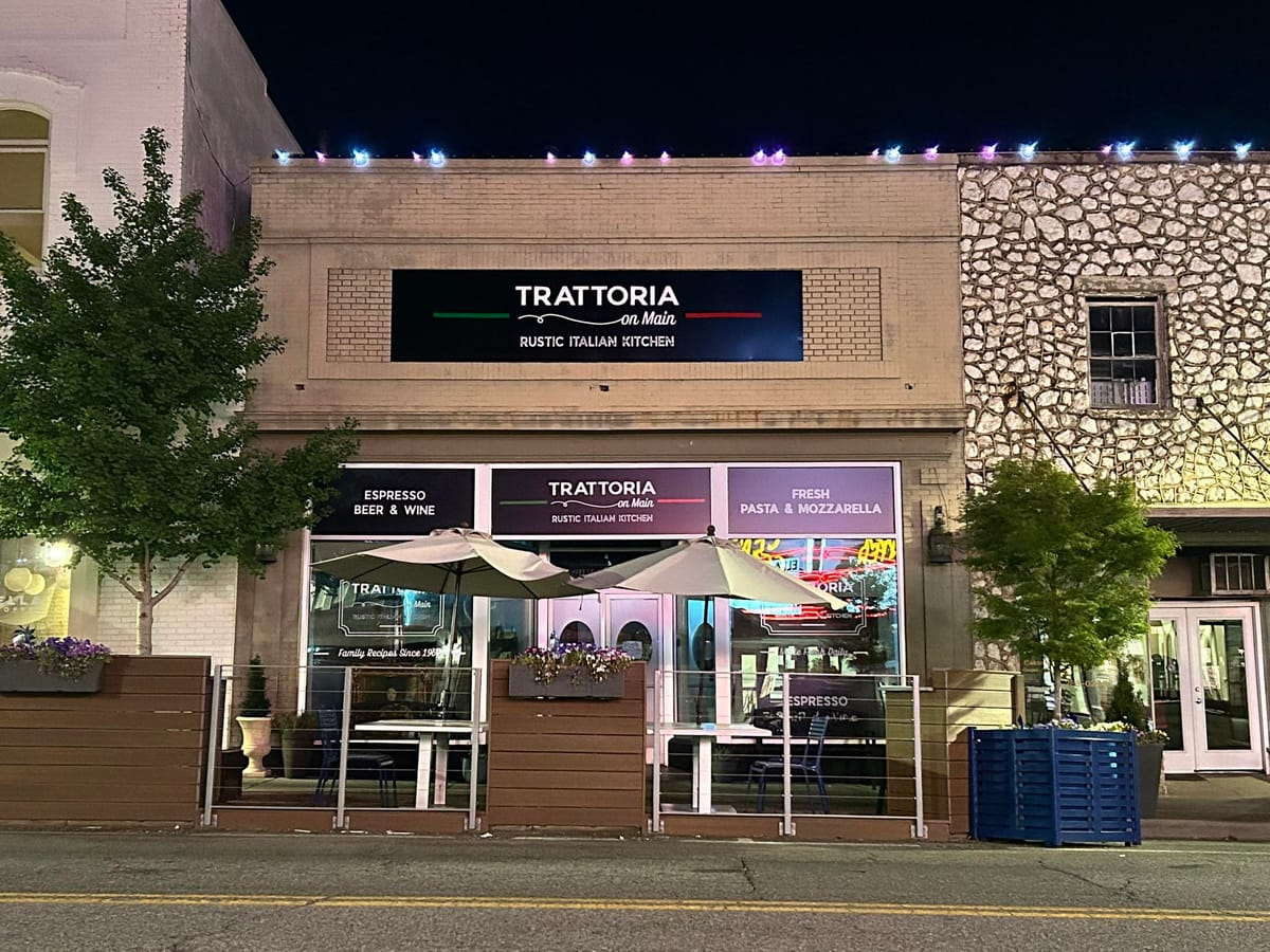 Trattoria On Main Soft Opening This Weekend in Monroe