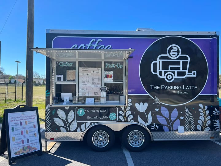 Parking Latte Trailer Opening a Permanent Location