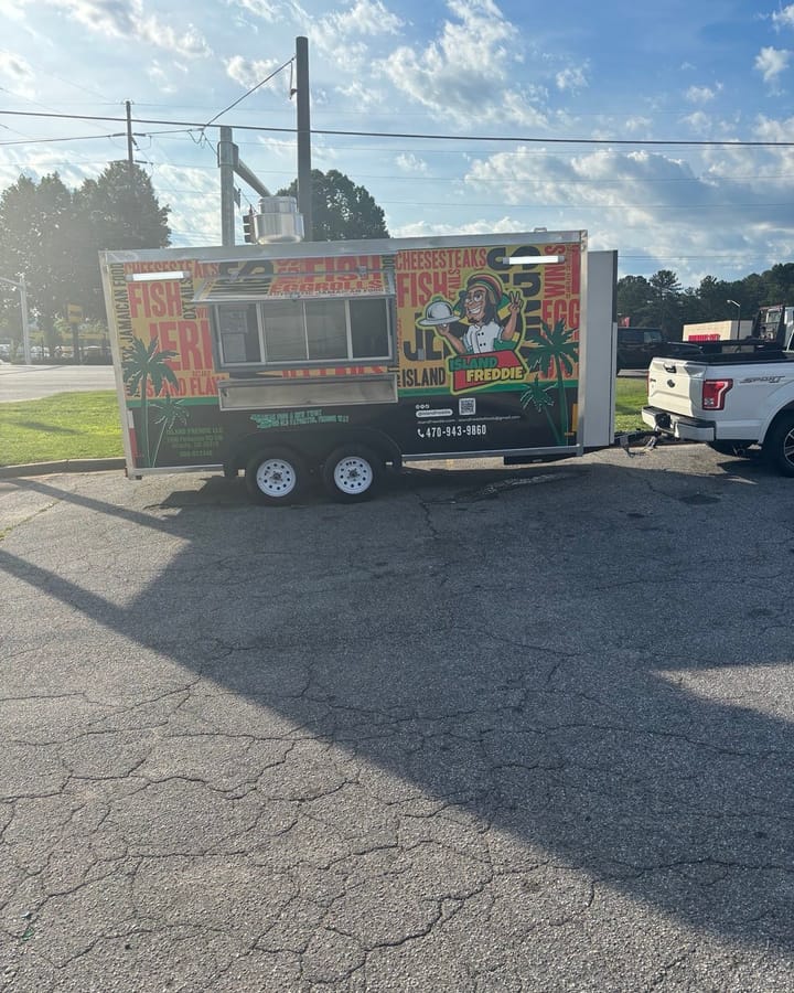 Island Freddie Food Truck Serving Underground Atlanta