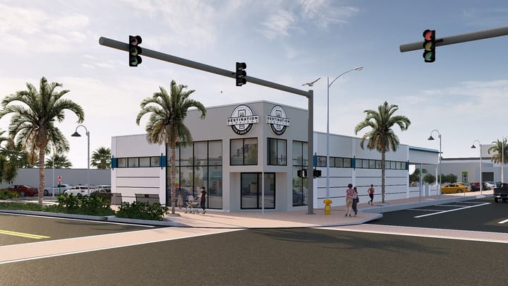 Destination Downtown Food Hall Opening in Cocoa Beach in 2025
