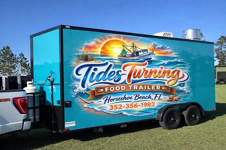 Tides Turning Food Trailer Opening in Horseshoe Beach