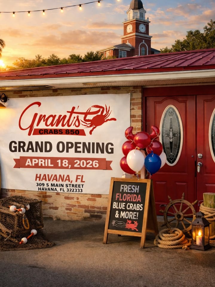 Grant’s Crabs Seafood & Grille Opening Soon in Havana